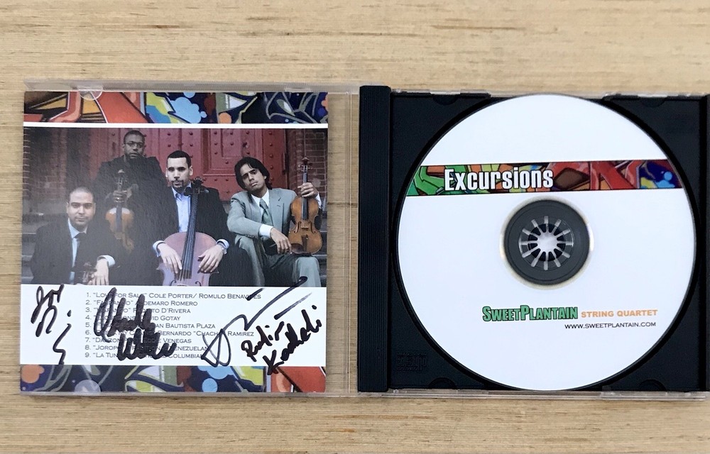 Excursions Sweet Plantain String Quartet CD Signed
