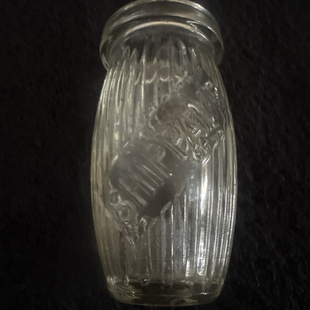 Rare Shippams Vintage Glass Paste Jar