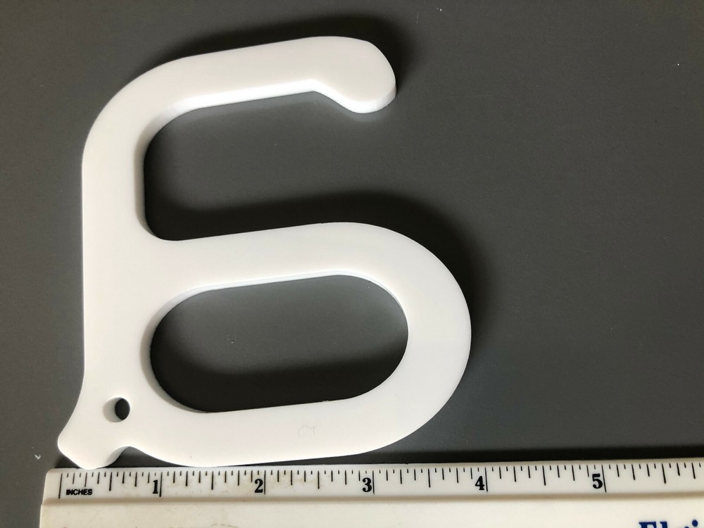Touchless PPE Door Hook - White - Full sized