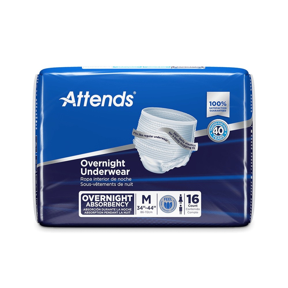 Attends Disposable Underwear Medium Severe 64 Ct