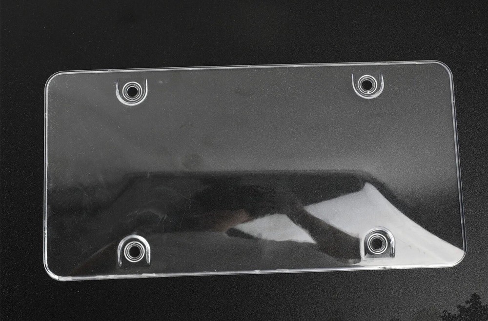 License Plates Shields 2 Pack Frame Covers Clear Bubble Protector For US Plate