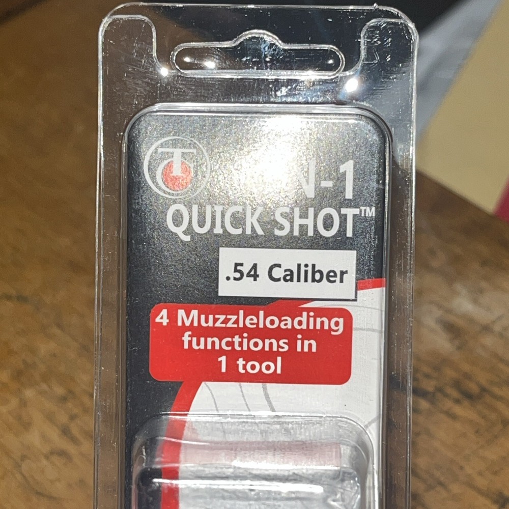 TC 54 Caliber Flintlock Cap Lock Muzzleloader Quick Load Tubes #7058 2 per pack