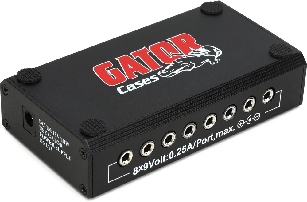 Gator G-BUS-8-US Pedal Board Power Supply (2-pack) Bundle