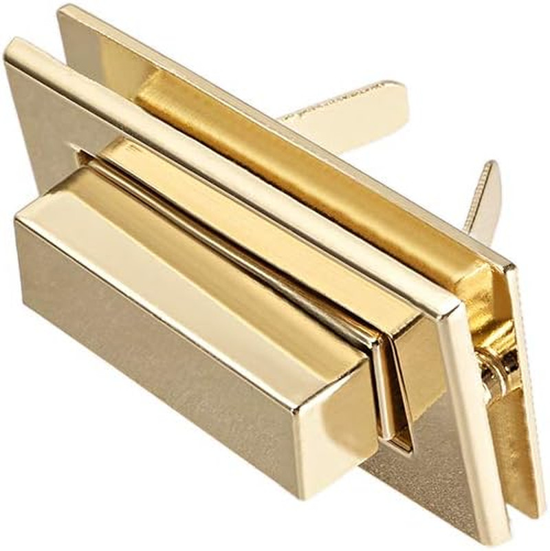 2 Sets Rectangular Purses Twist Lock 44mm X 22mm Clutches Closures for DIY Ba...