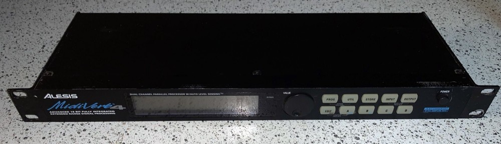 Alesis Midiverb 4 / Dual-Channel Multi-Effects FX Parallel Processor / No Power
