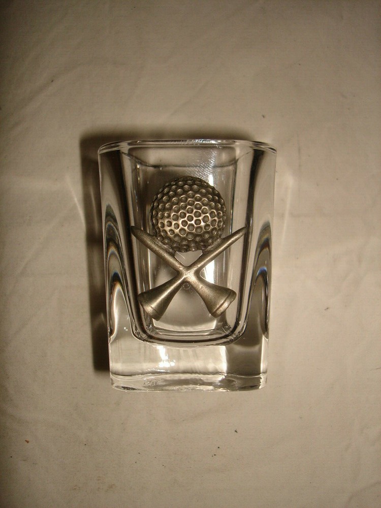 NEW Things Remembered Personalized "DAD" 4 pc Golf Shot Glass Set