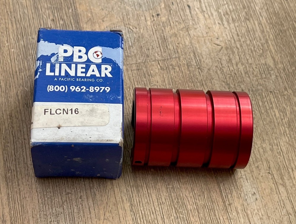 PACIFIC BEARING CO FLCN16 OPEN COMPENSATED LINEAR PLAIN BEARING NEW