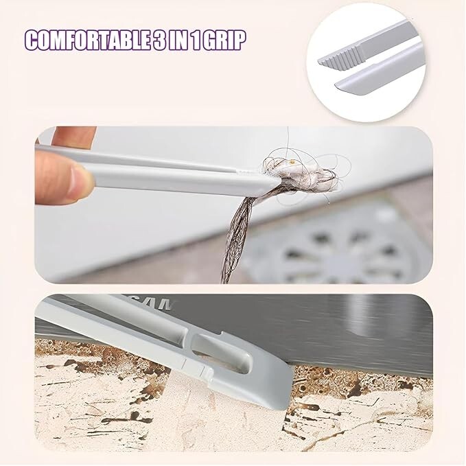 Multi-Function Rotating Crevice Cleaning Brush, 360 Degree Grout Brush 2 Pack