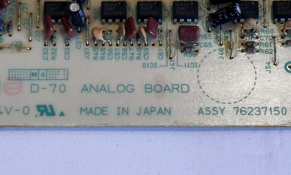 Roland D-70 Analog Board Assembly 76237150............#16