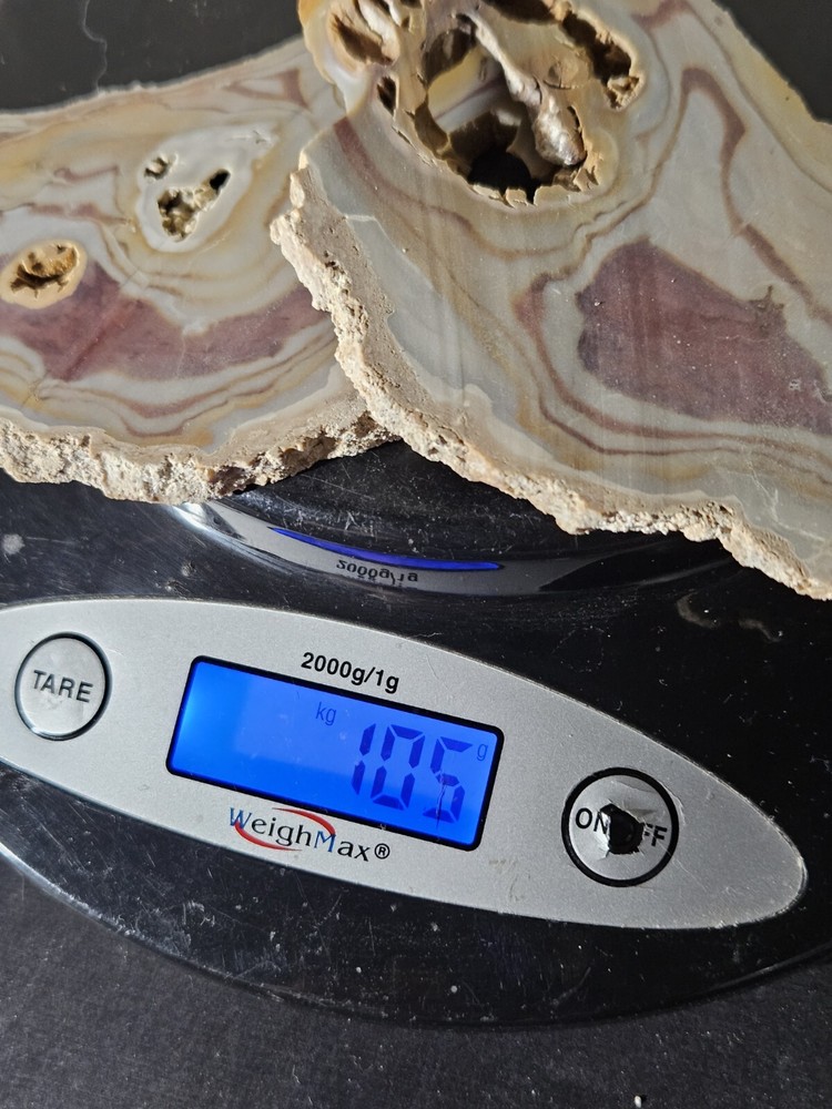 Rhyolite Two Lapidary Slabs 105 Grams