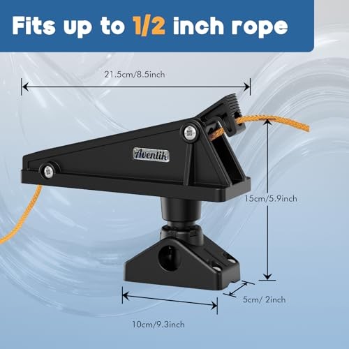 Kayak Anchor Lock System Durable Easy-to-Use Anchor Lock for Side Deck Mount