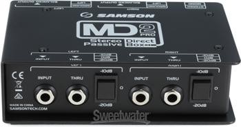 Samson MD2 Pro 2-channel Passive Instrument Direct Box