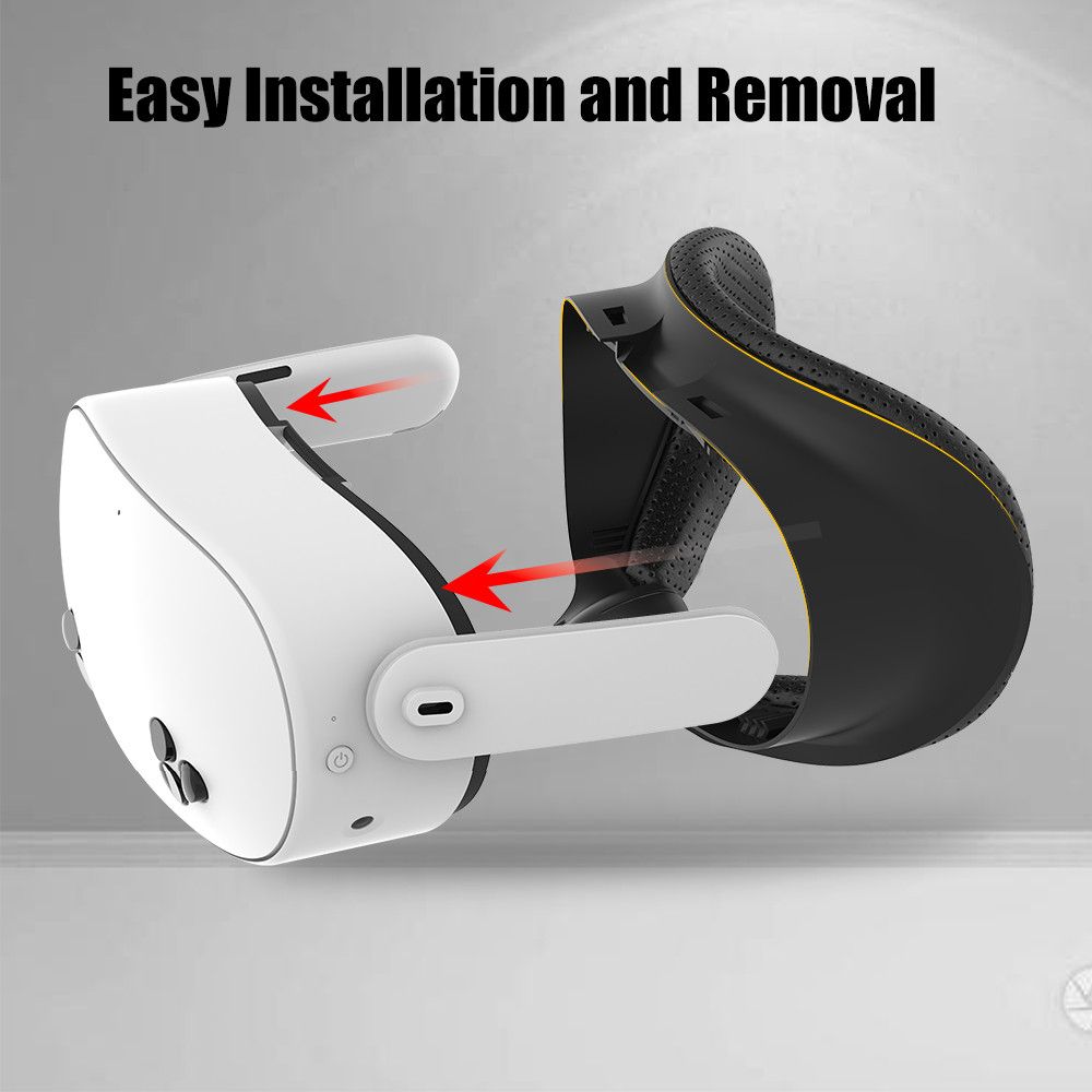 Face Cover for Meta Quest 3S VR Headset PU Pad Interface Replacement Mask
