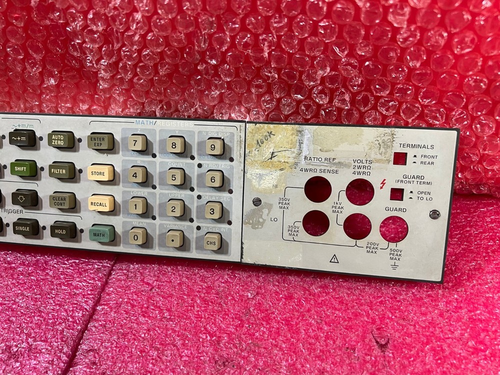 HP Agilent Keysight 3456A Digital Voltmeter ''Panel only''