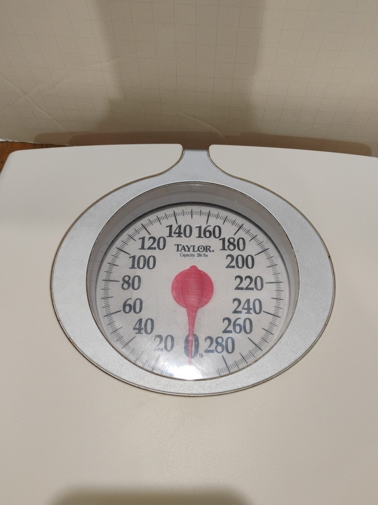 TAYLOR Bath Dial Scale; Up 286LB