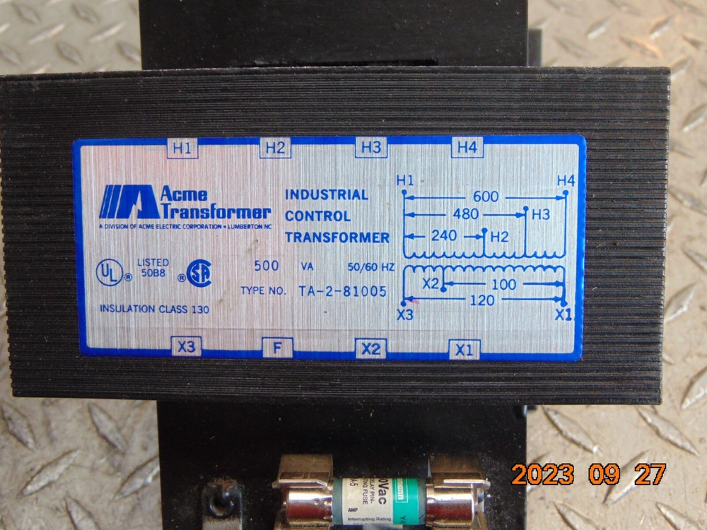 ACME TA-2-81005 500VA TRANSFORMER