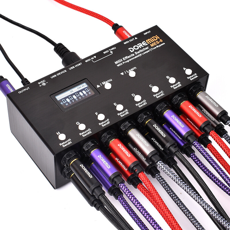DOREMiDi MIDI Effects Switcher MES-8 controller
