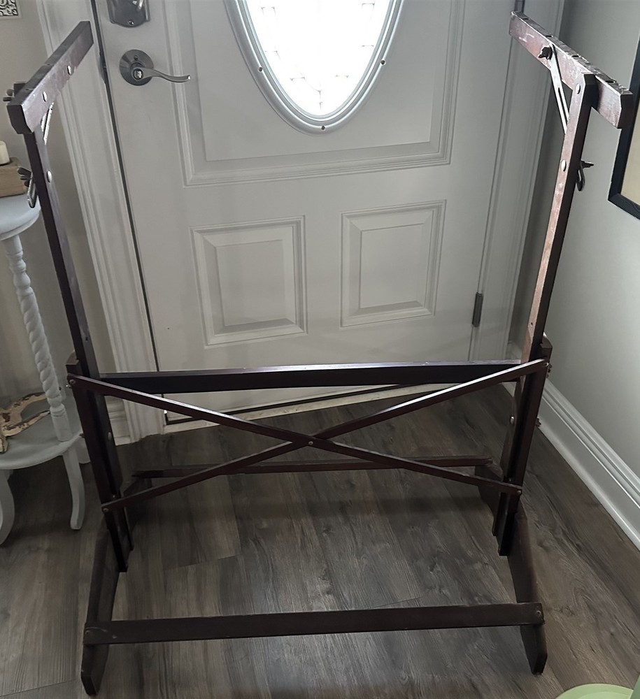 Vintage Drafting Table Base ONLY Drafting Table Wood Base NO TOP