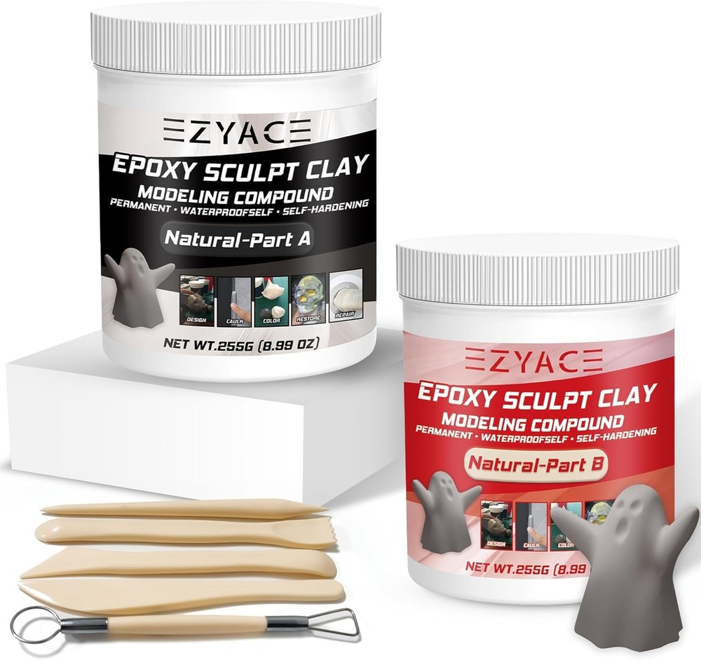 Epoxy Clay, Magic Sculpt 2 Part Modeling Compound 1 Pound, nature