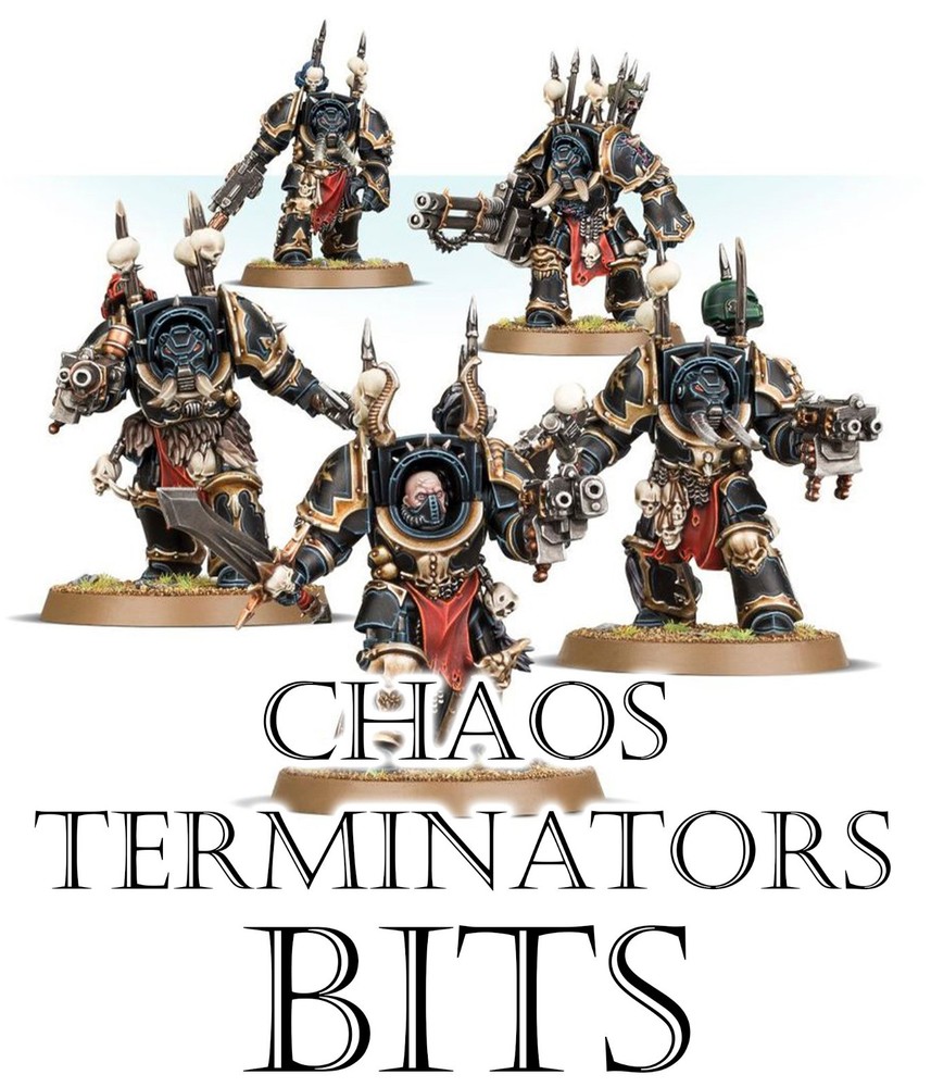 Warhammer 40k Chaos Terminator Bits, Games Workshop, Chaos Space Marine
