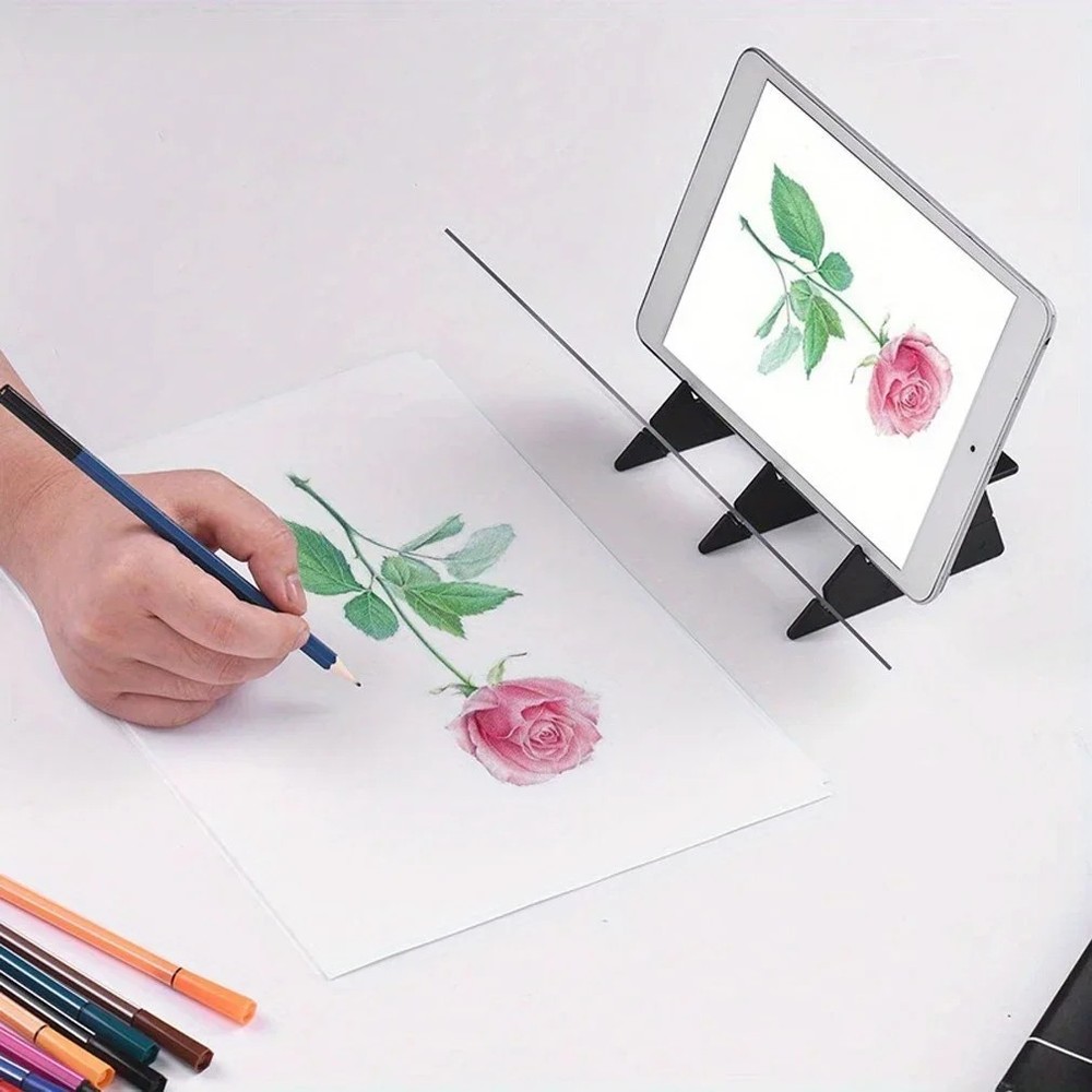 Portable Optical Drawing Tracing Board Image Projector Copy Pad Art Tool