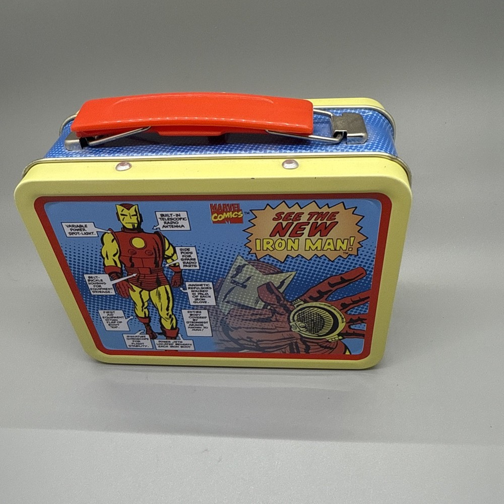 Iron Man replica mini tin lunchbox