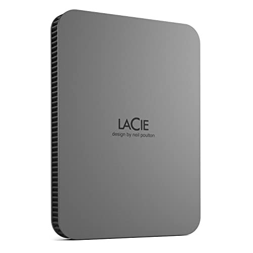 LaCie Mobile Drive USB Type-C External HDD, 4TB