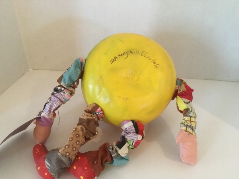 Humpty Dumpty hand-painted Gourd