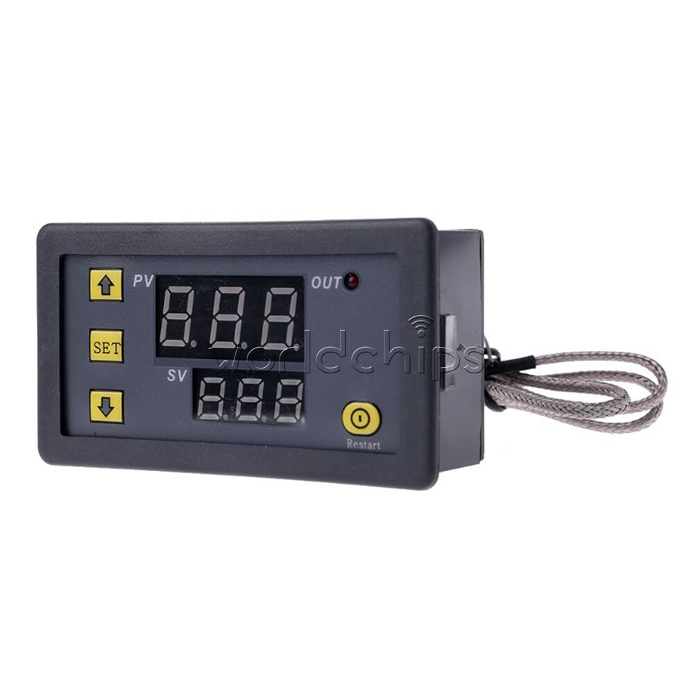 DC 24V Digital Temperature Controller K Type Thermocouple Sensor Thermostat