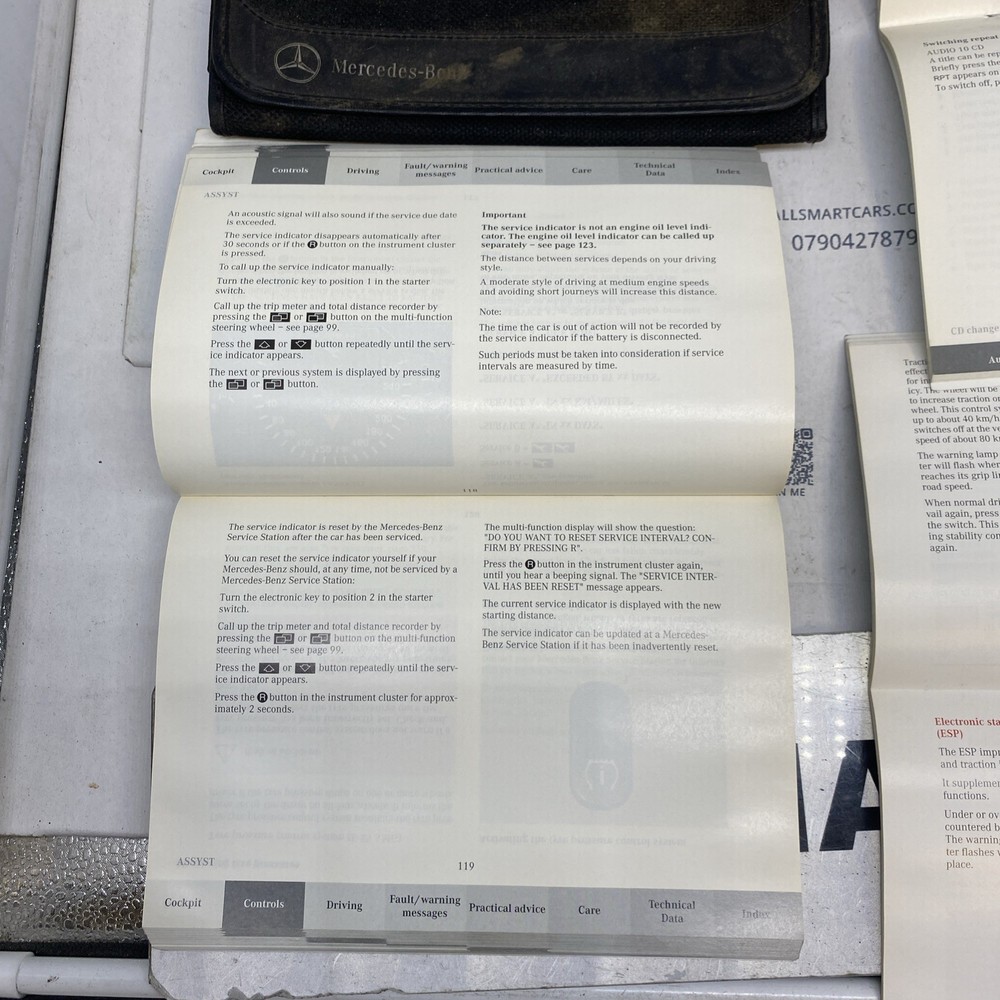 MERCEDES E CLASS OWNERS MANUAL BOOK PACK