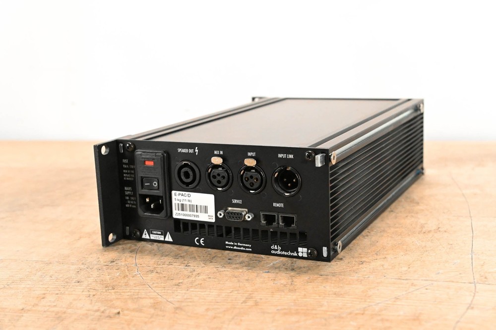 d&b audiotechnik E-PAC Single-Channel Power Amplifier Controller CG01V8Q