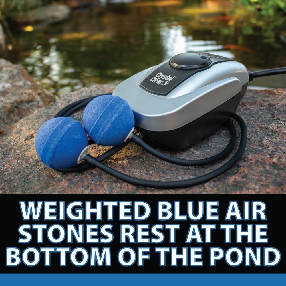 Small Pond Aerator Kit - Whisper Quiet Water Oxygenation