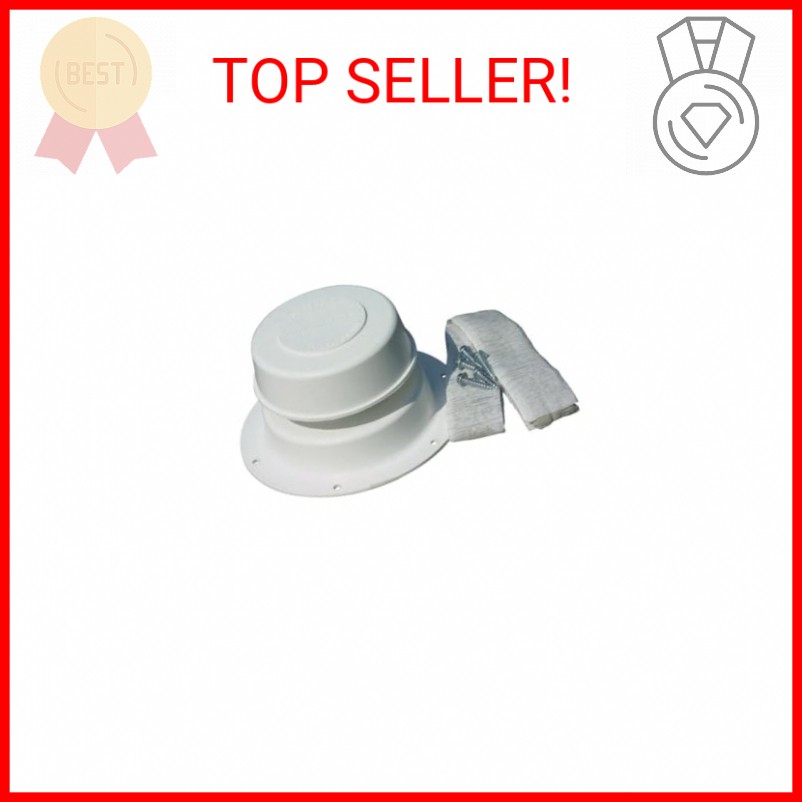 Camco 40033 Replace All Plumbing Vent Kit (Polar White)