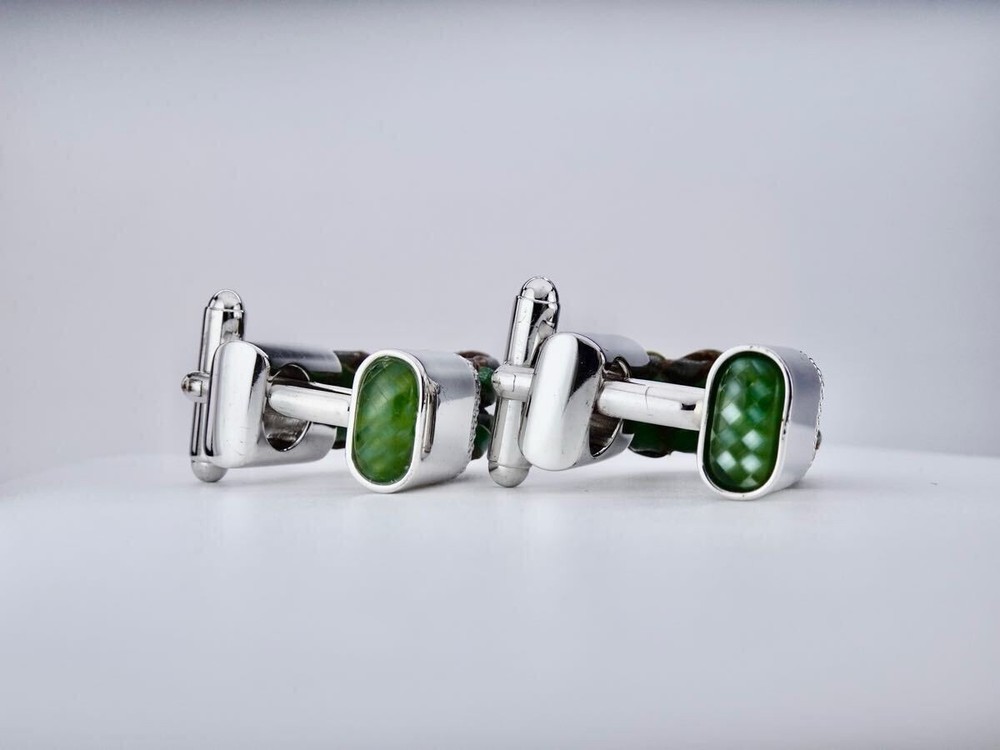 Tateossian Leather Cufflinks 7-2-110