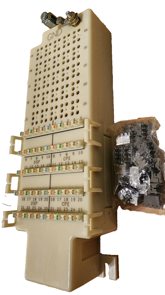 Lucent Technologies AVAYA 110ANA1 25 Pair Protector Block 110 Termination