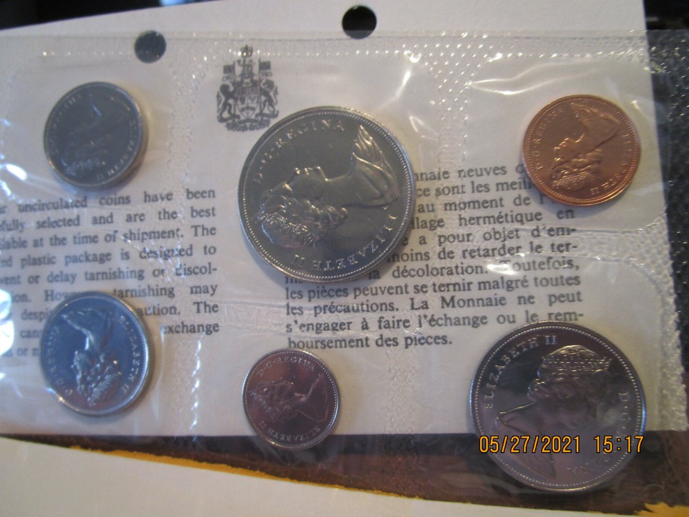 1972 Royal Canadian Mint Set +++++ (6)
