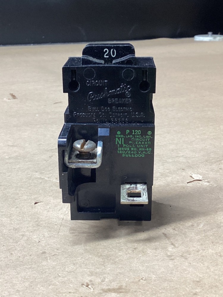 Siemens Pushmatic P120 Breaker #111G126*CO