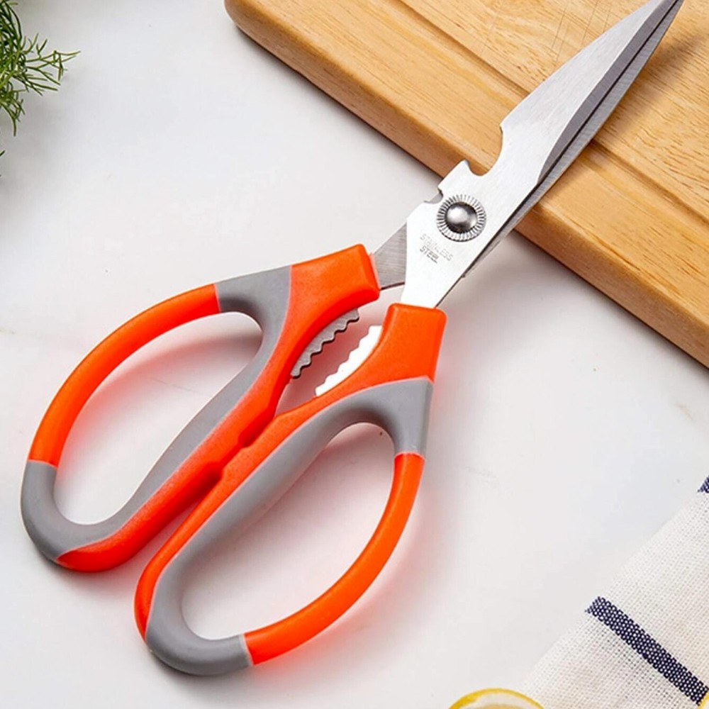 Kitchen Scissors (4 Count) Stainless Steel Shears Multi-Purpose