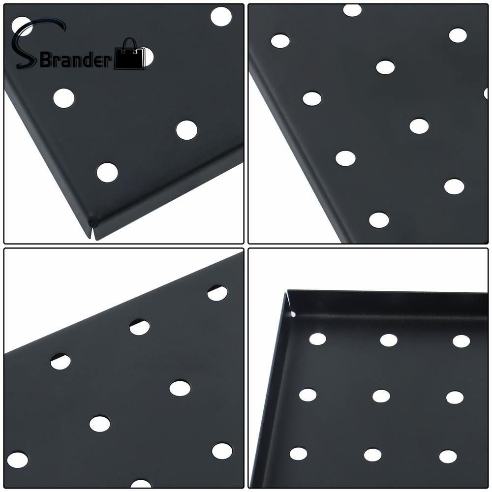 4 Pack Metal Easy To Use Peg Boards Wall Organizer Panel Storage Hanger Tool