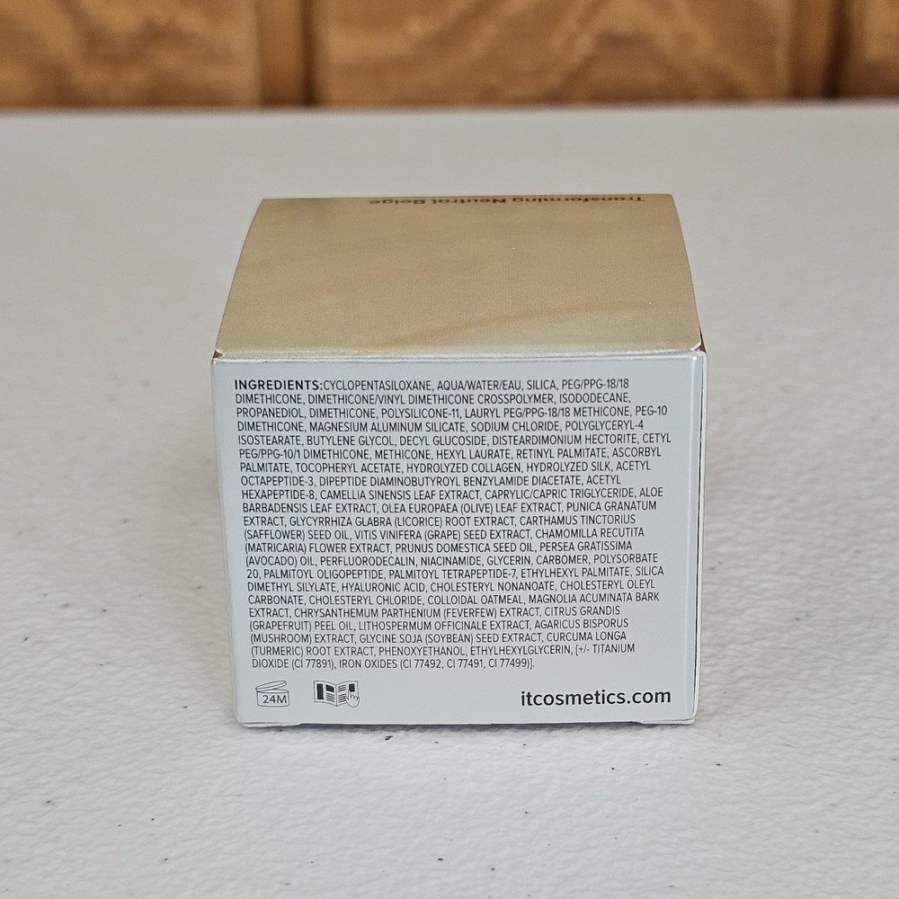 It Cosmetics Bye Bye Redness Neutralizing Correcting Cream Neutral Beige .37floz