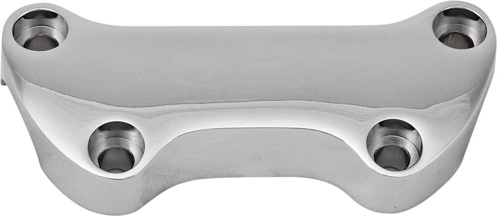 HardDrive Plain Handlebar Clamp without Skirt - Chrome - 03-0107-NU