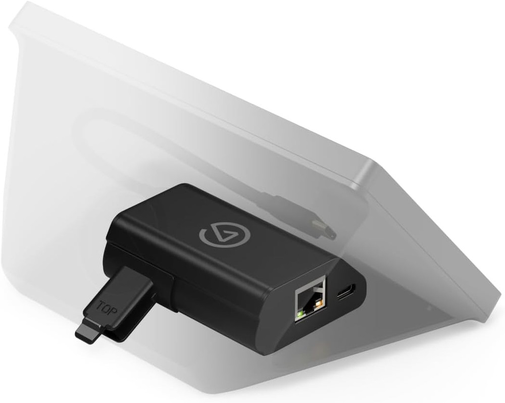 Network Dock for Stream Deck – Wired Ethernet Adapter, Poe or USB Powered, Easy