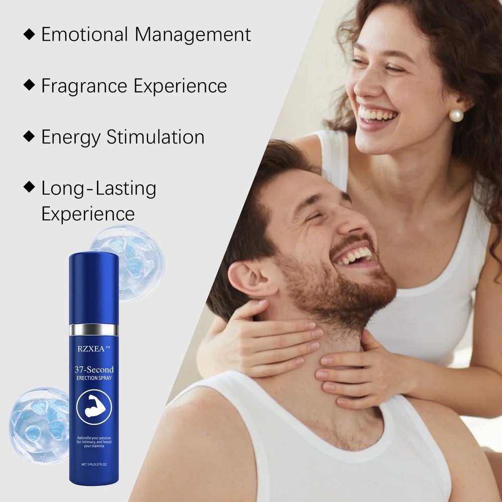 37-Second Erection Spray Male Enhancement Spray Delay Stamina Endurance Boost