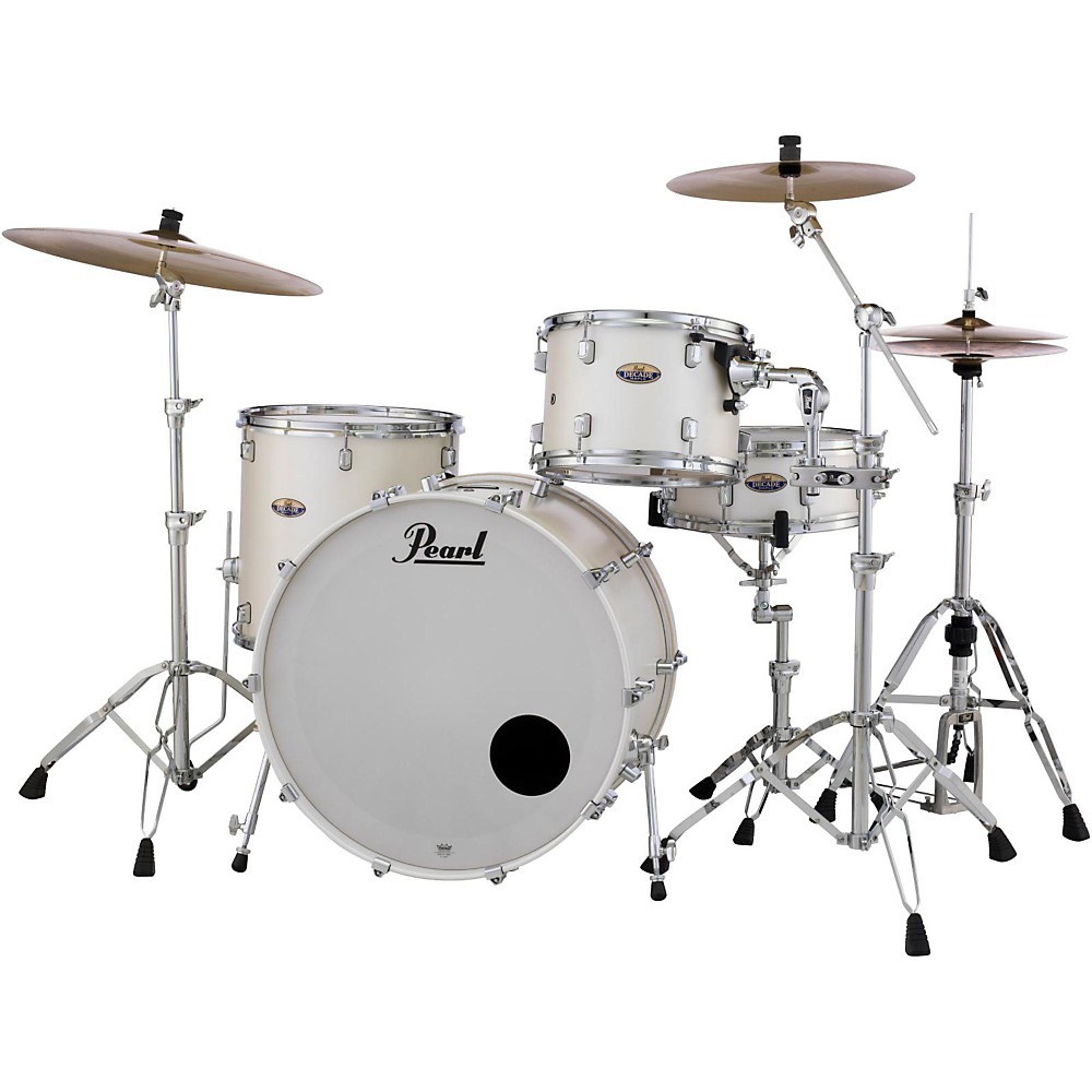 Pearl Decade Maple 3-Piece Shell Pack White Satin Pearl