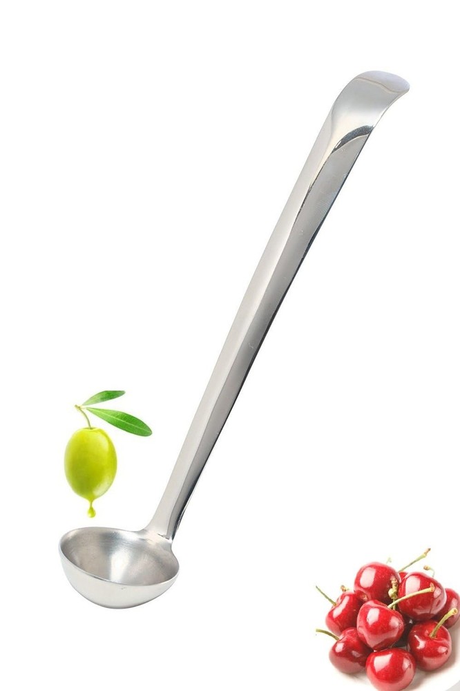 Stainless Steel Olive Spoon,Cherry Spoon With Drain Hole Jar Serving Tools