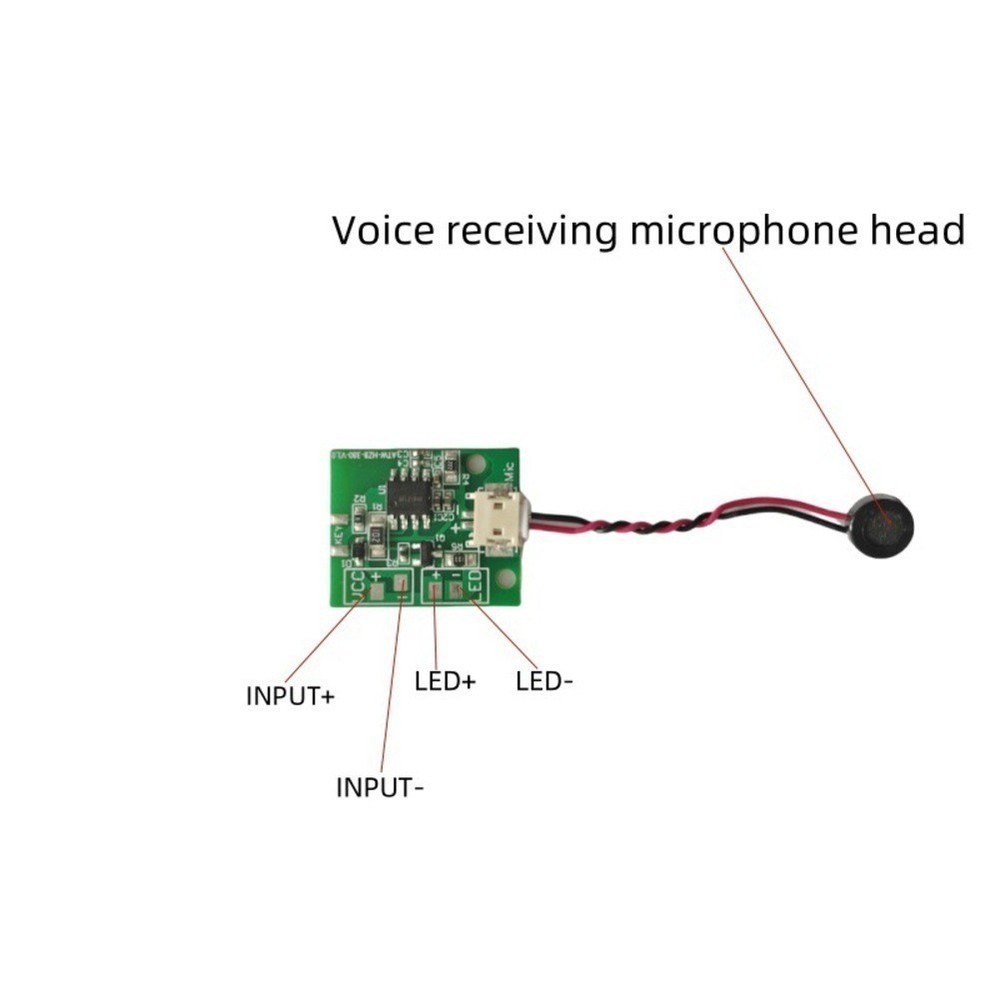 Sound Sensitive Voice Switch Board for Night Light DC 3V to 5V Input Range