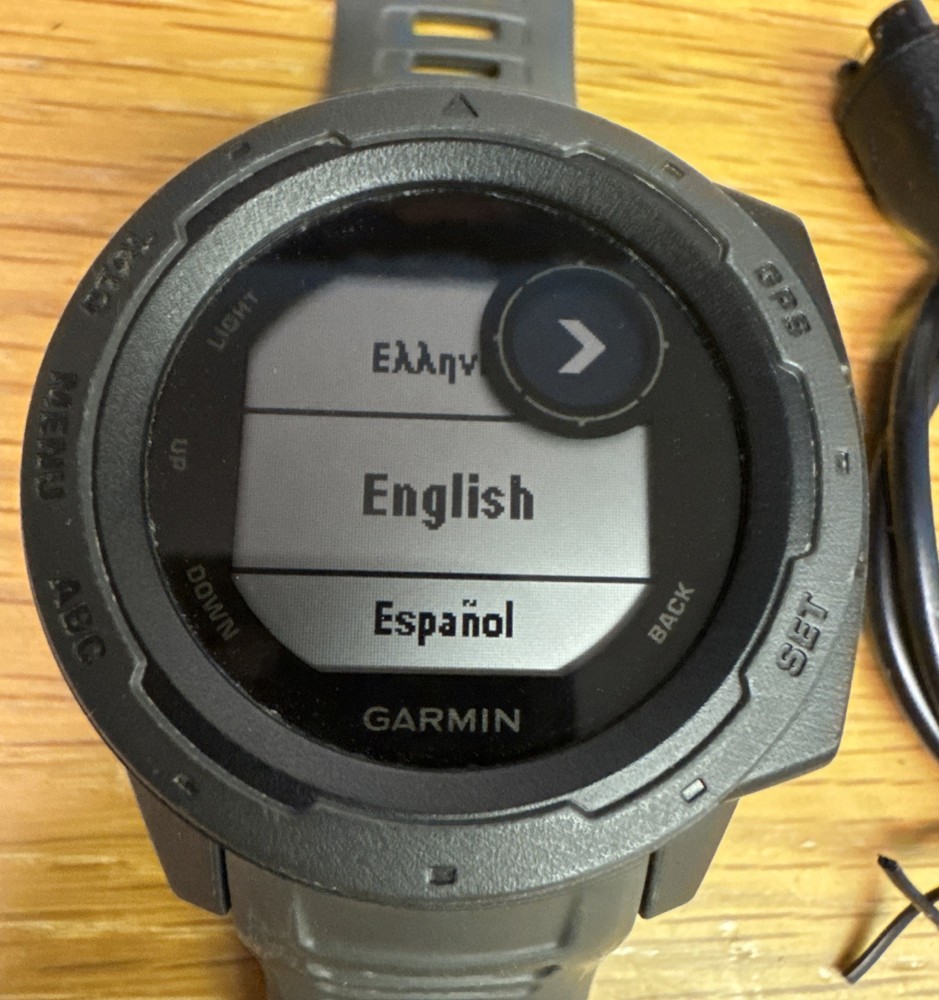 Garmin Instinct MIL-STD-810G Rugged GPS Activity Tracker Watch 8 1/2"