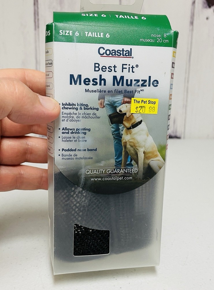 Coastal Best Fit Mesh Muzzle Size 6 Nose 8"