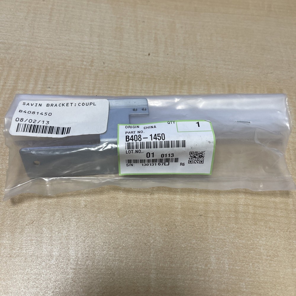 Genuine OEM Ricoh B408-1450 B4081450 Bracket - Coupling Front (Front, Coupling)