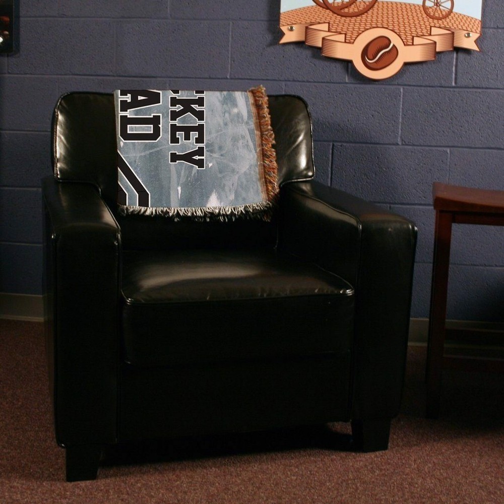Hockey Dad Woven Blanket